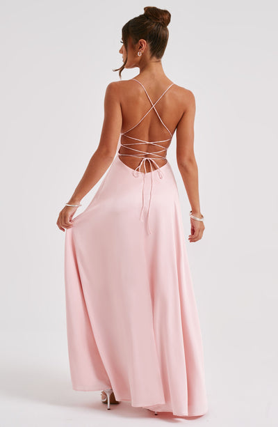 Makalita Maxi Dress - Blush – BABYBOO