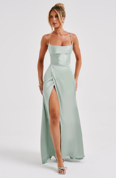 Bethany Maxi Dress - Sage Dress Babyboo Fashion Premium Exclusive Design