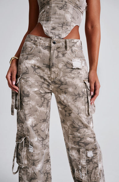 Brooklyn Cargo Pant - Camo Print Pants Babyboo Fashion Premium Exclusive Design