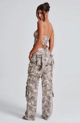 Brooklyn Cargo Pant - Camo Print Pants Babyboo Fashion Premium Exclusive Design