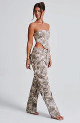 Brooklyn Cargo Pant - Camo Print Pants Babyboo Fashion Premium Exclusive Design