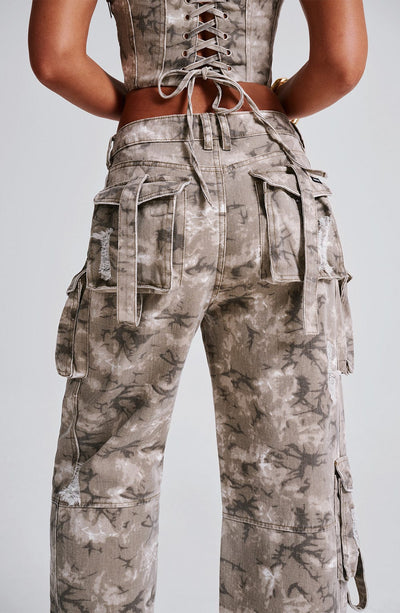 Brooklyn Cargo Pant - Camo Print Pants Babyboo Fashion Premium Exclusive Design