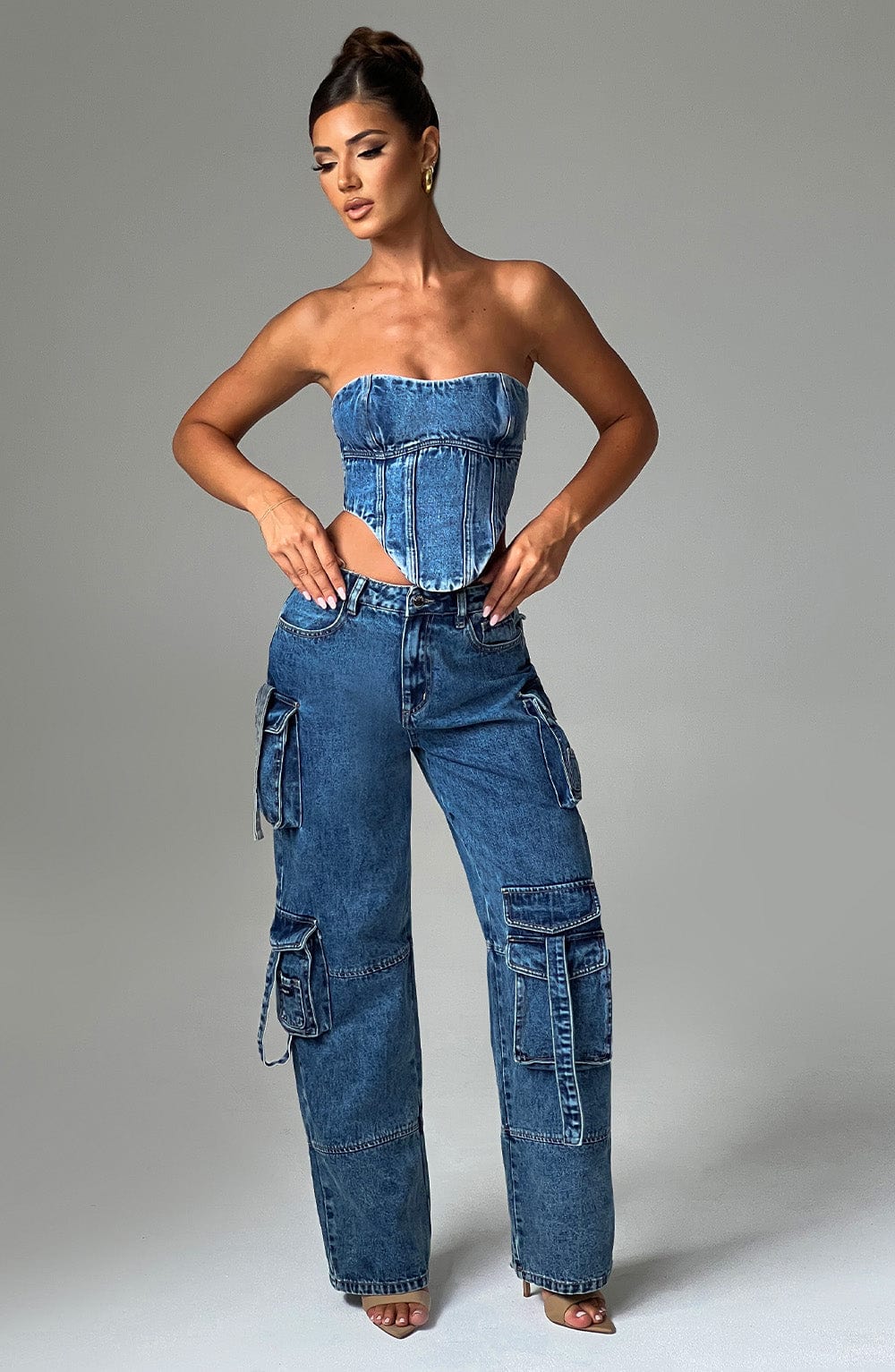 Peyton Cargo Pants w/ Elastic Wasit + Cuff – Krush Clothing Boutique