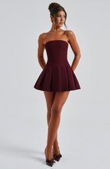 Bryony Mini Dress - Cherry Lacquer Dress XS Babyboo Fashion Premium Exclusive Design