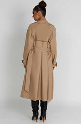 Camila Trench Coat - Beige Jackets Babyboo Fashion Premium Exclusive Design