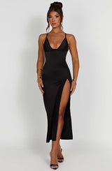 Cece Midi Dress - Black Dress Babyboo Fashion Premium Exclusive Design