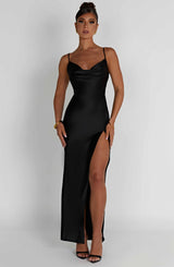 Celestina Maxi Dress - Black Dress Babyboo Fashion Premium Exclusive Design