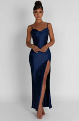 Celestina Maxi Dress - Navy Dress Babyboo Fashion Premium Exclusive Design