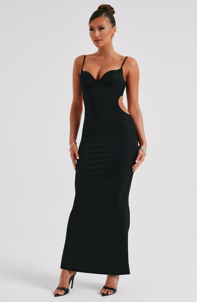 Celine Maxi Dress - Black Dress Babyboo Fashion Premium Exclusive Design