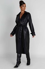 Chi Trench Coat - Black Jackets Babyboo Fashion Premium Exclusive Design