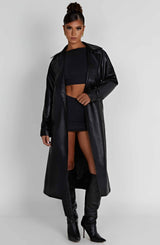 Chi Trench Coat - Black Jackets Babyboo Fashion Premium Exclusive Design