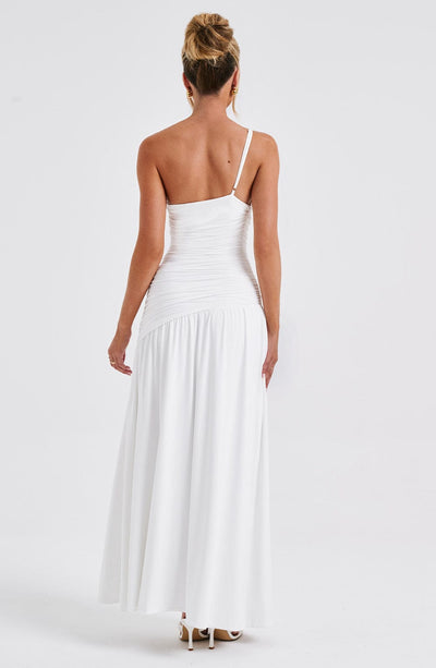 Shop Formal Dress - Claudia Maxi Dress - White sixth image