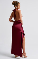 Colette Maxi Dress - Burgundy Dress Babyboo Fashion Premium Exclusive Design