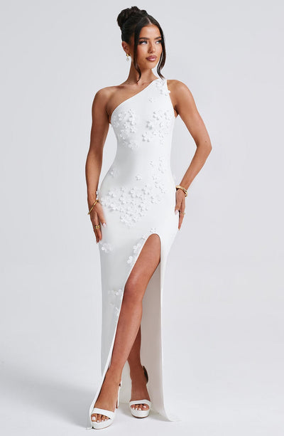 Shop Formal Dress - Cynthia Maxi Dress - Ivory sixth image