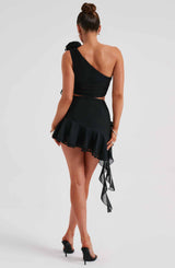 Daina Mini Skirt - Black Skirt Babyboo Fashion Premium Exclusive Design