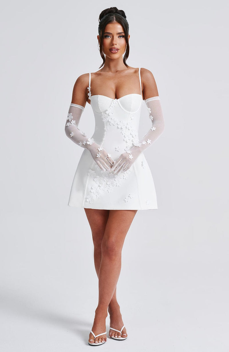 Dalary Mini Dress - Ivory Dress Babyboo Fashion Premium Exclusive Design