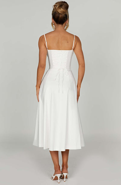Shop Formal Dress - Deanna Midi Dress - Ivory fifth image