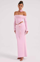 Deema Maxi Skirt - Pink Skirt Babyboo Fashion Premium Exclusive Design