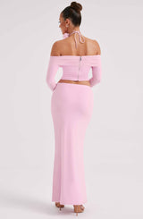 Deema Maxi Skirt - Pink Skirt Babyboo Fashion Premium Exclusive Design