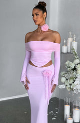 Deema Maxi Skirt - Pink Skirt Babyboo Fashion Premium Exclusive Design