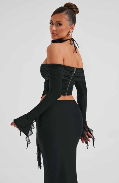 Deema Top - Black Tops Babyboo Fashion Premium Exclusive Design