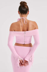 Deema Top - Pink Tops Babyboo Fashion Premium Exclusive Design