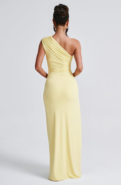 Shop Formal Dress - Delaney Maxi Dress - Lemon secondary image