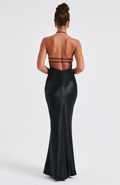Shop Formal Dress - Delphine Maxi Dress - Black third image