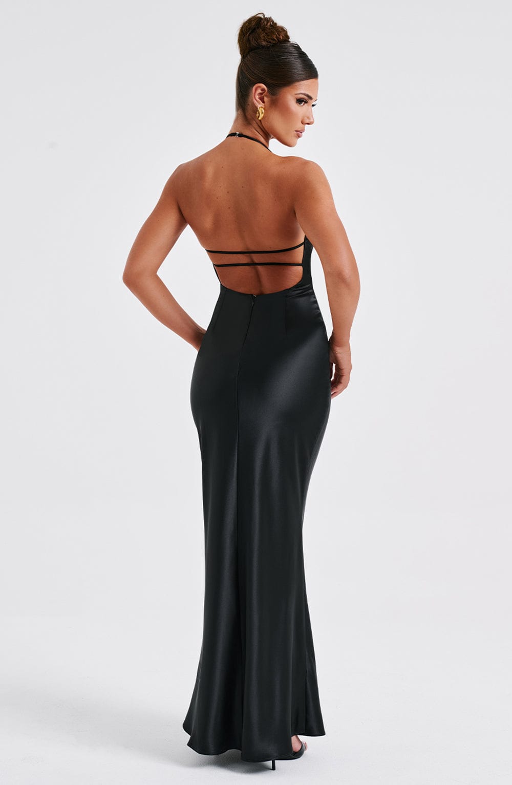 Delphine Maxi Dress - Black – BABYBOO