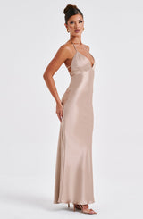 Delphine Maxi Dress - Champagne Dress Babyboo Fashion Premium Exclusive Design