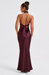 Dimitra Maxi Dress - Burgundy Dress Babyboo Fashion Premium Exclusive Design