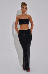 Dimity Maxi Skirt - Black Skirt XS Babyboo Fashion Premium Exclusive Design