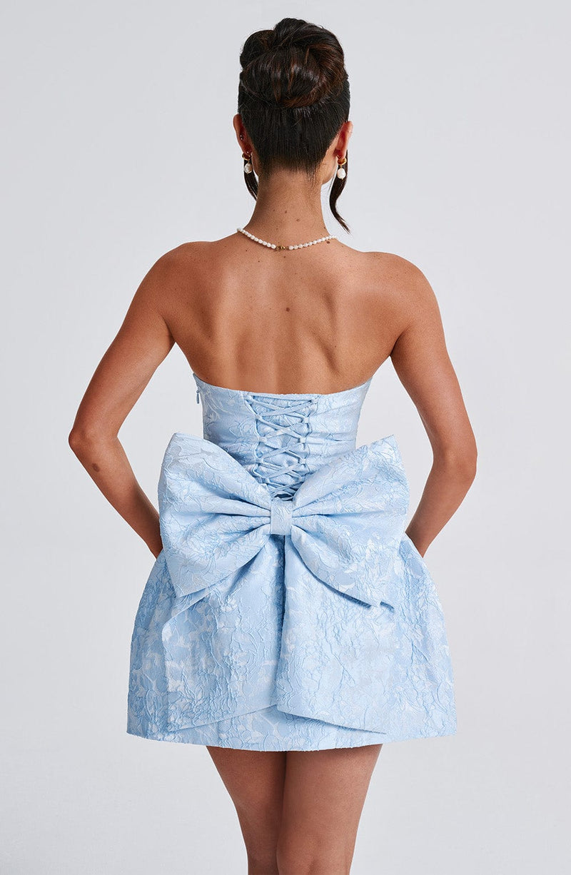 Elenora Mini Dress - Blue Dress Babyboo Fashion Premium Exclusive Design