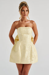 Elenora Mini Dress - Lemon Dress Babyboo Fashion Premium Exclusive Design