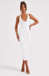 Elias Maxi Dress - White Dress Babyboo Fashion Premium Exclusive Design