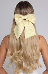 Elsa Bow - Lemon Accessories ONE SIZE Babyboo Fashion Premium Exclusive Design