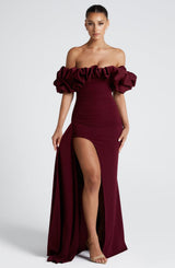 Elsie Maxi Dress - Cherry Lacquer Dress Babyboo Fashion Premium Exclusive Design