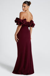 Elsie Maxi Dress - Cherry Lacquer Dress Babyboo Fashion Premium Exclusive Design