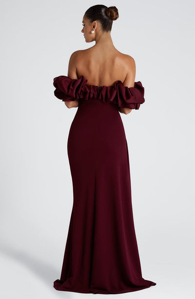 Elsie Maxi Dress - Cherry Lacquer Dress Babyboo Fashion Premium Exclusive Design
