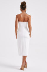Emmaline Midi Dress - Ivory Dress Babyboo Fashion Premium Exclusive Design