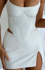 Erika Corset - Ivory Tops Babyboo Fashion Premium Exclusive Design