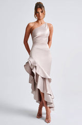 Esmeraya Maxi Dress - Champagne Dress Babyboo Fashion Premium Exclusive Design