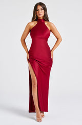 Etta Maxi Dress - Wine Dress Babyboo Fashion Premium Exclusive Design