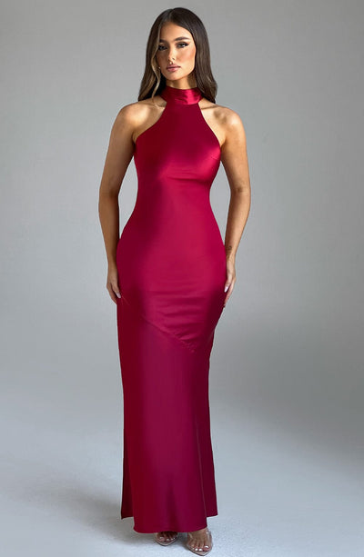 Shop Formal Dress - Etta Maxi Dress - Wine secondary image