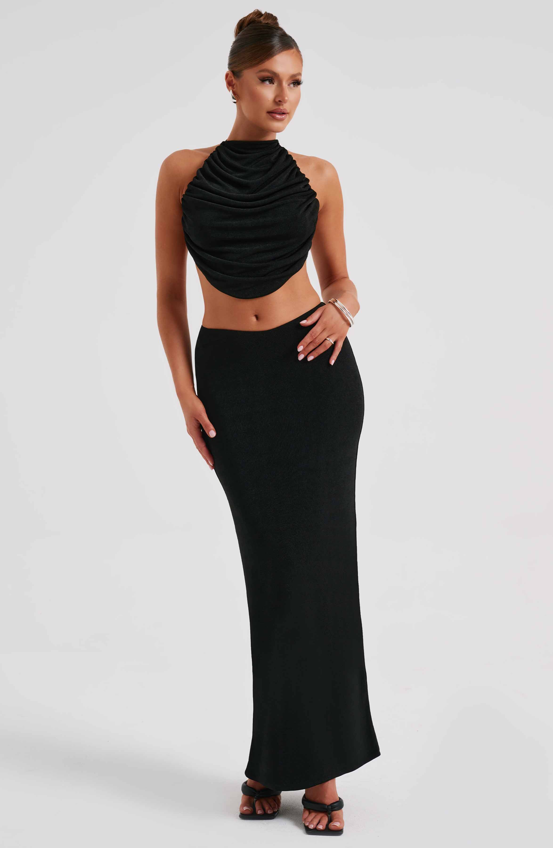 Fifi Maxi Skirt - Black – BABYBOO