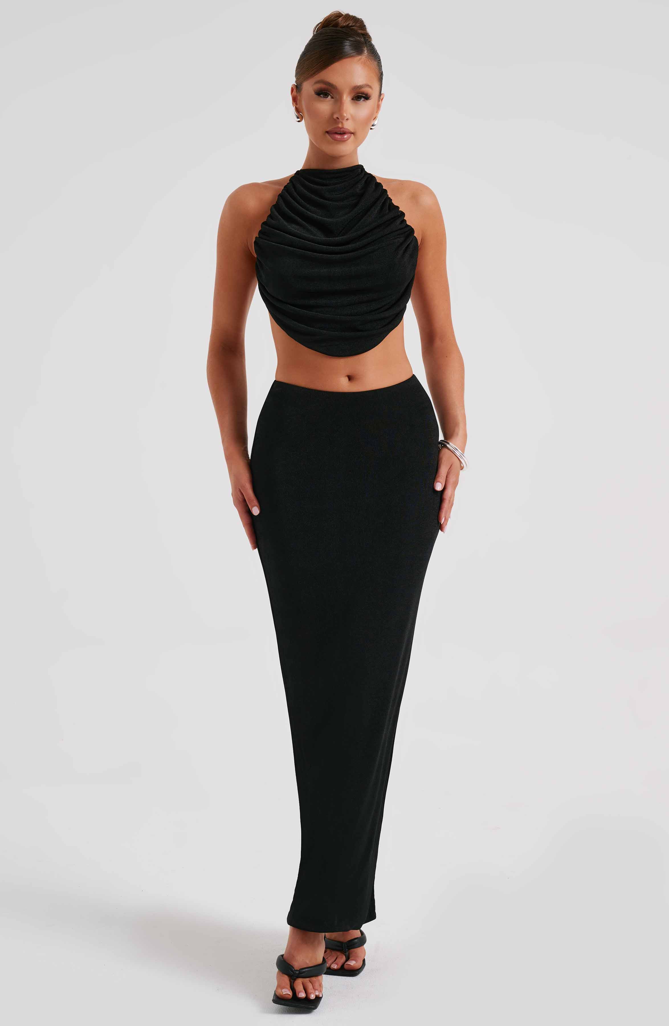 Fifi Maxi Skirt - Black – BABYBOO