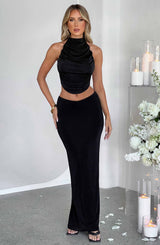 Fifi Maxi Skirt - Black Skirt XS Babyboo Fashion Premium Exclusive Design