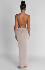 Fifi Maxi Skirt - Champagne Skirt Babyboo Fashion Premium Exclusive Design