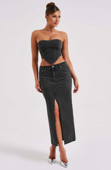 Flor Maxi Skirt - Black Skirt Babyboo Fashion Premium Exclusive Design