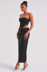 Flor Maxi Skirt - Black Skirt Babyboo Fashion Premium Exclusive Design